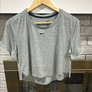 Nike Women's Heather Gray Crop Top